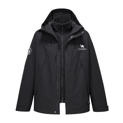 王俊凯同款骆驼三合一冲锋衣