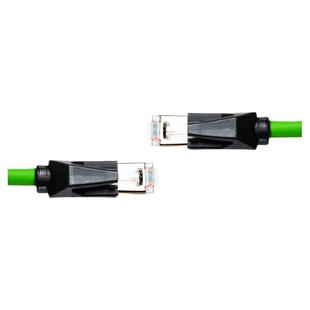 工业网线伺服Profinet/EtherCat超六类PLC千兆屏蔽成品短头跳线