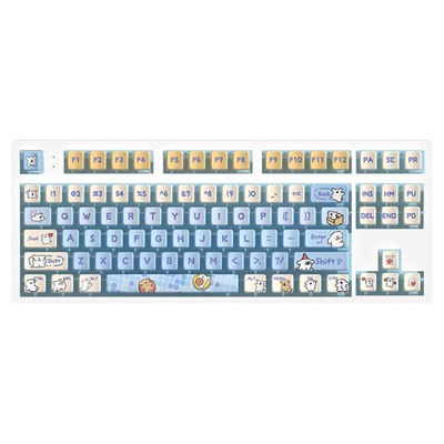 腹灵MK870pro无线机械键盘麻将音