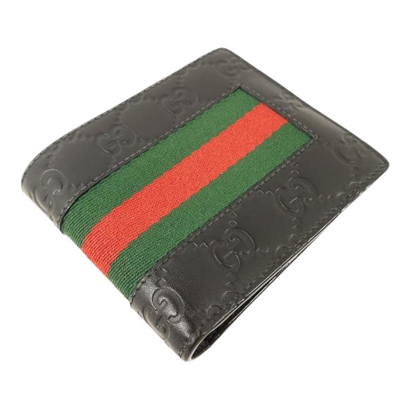 中古Gucci古驰短钱包メンズ牛皮