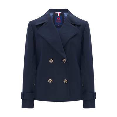 Navigare翻领短款小个子风衣