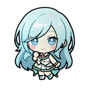 世界计划pjsk日野森雫花里实乃理二次元反光汽车贴纸车身后玻璃贴