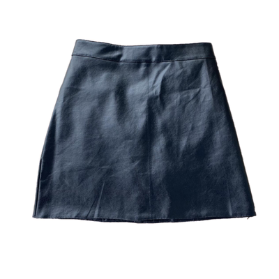 秋冬新款绵羊皮A字半身裙chic