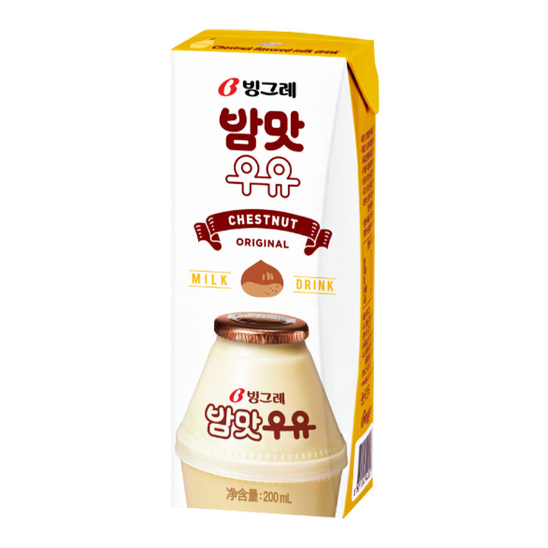 宾格瑞韩国进口果味牛奶饮品