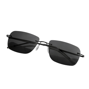 墨镜男款开车专用日夜两用偏光驾驶变色太阳眼镜2025新款超轻无框