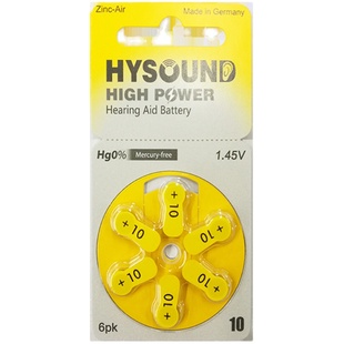 【买1送1】海之声助听器峰力傲诺瓦德国进口电池A/S/P10