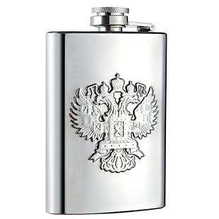 俄罗斯小酒壶316不锈钢随身加厚高档便携式酒瓶5两半斤装白酒迷你