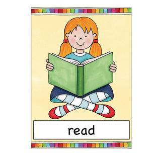 英语动词卡片英文单词闪卡100张