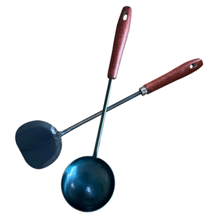 炒菜铲子家用炒勺长柄铁锅专用铲子炒菜铲子炒勺汤勺套装