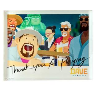 潜水员戴夫周边游戏拍立得风格亚克力磁吸冰箱贴DAVE自制创意纪念