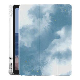 适用华为matepadpro12寸平板保护套matepadpor11带笔槽12.6三折外壳Matepad10.4透明气囊10.8英寸卡通m6皮套