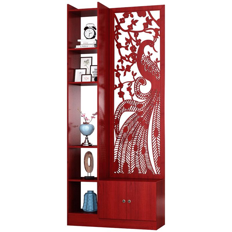 新中式风进门隔断双面入户玄关柜