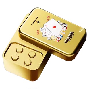 我要验牌发声玩具给我擦皮鞋挂件按压解压整蛊道具EDC推牌减压器