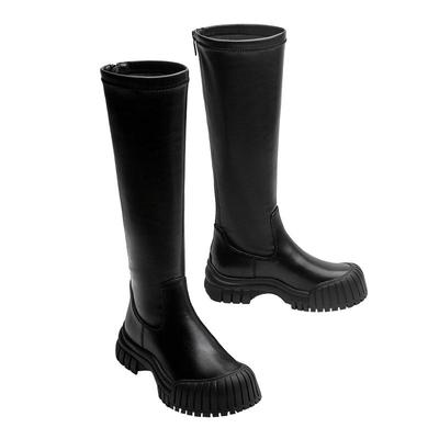 小个子骑士靴增高显瘦