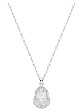 OUBIYABI欧比雅比东方爆款盈光小葫芦吊坠闪闪项链新中式生日礼物