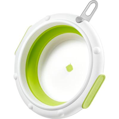 babycare婴儿宝宝洗脸盆分区专用洗澡盆家用可折叠儿童洗屁股新生