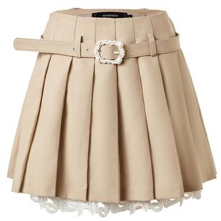 【Day Dreaming-主题纪念款】MAXRIENY甜美华丽刺绣百褶半裙