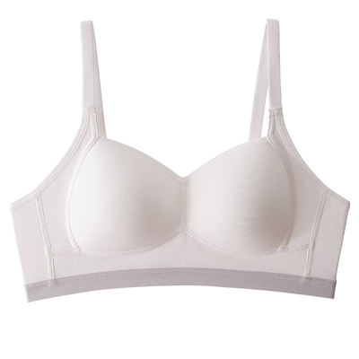 安菲雅少女内衣女学生初中发育期女孩高中生文胸纯棉无钢圈聚拢杯