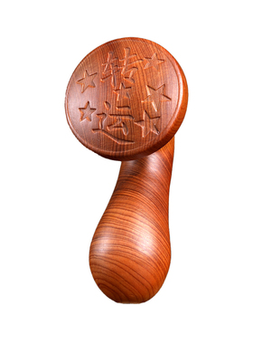 天然崖柏木转运如意手把件摆件