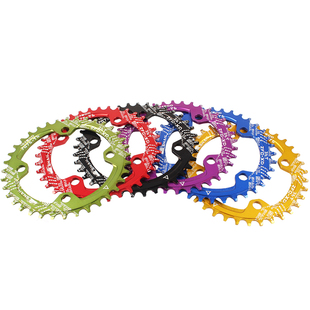 SNAIL自行车104BCD正负齿盘片32/34/36齿牙盘山地车改装单盘爬坡