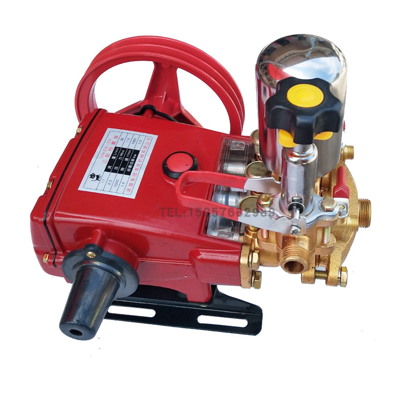 黑猫3WZB-26/52/60型打药机配件喷雾泵高压三缸柱塞泵除尘雾炮机