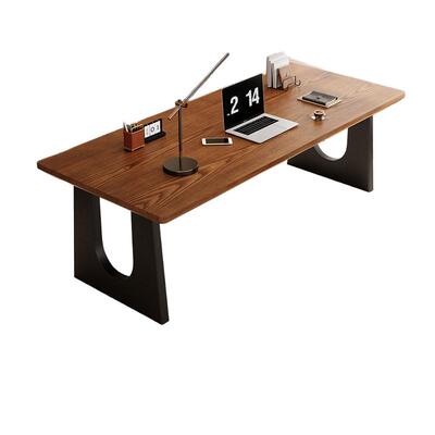 白蜡木全实木极简风书桌可定制