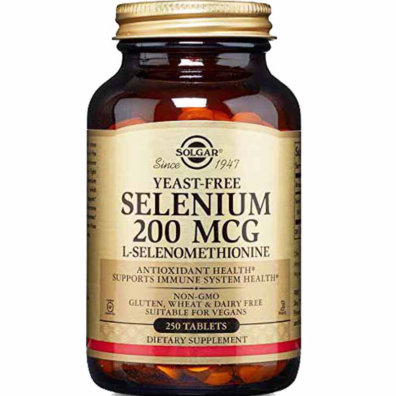 SOLGAR现货天然有机元素酵母片硒