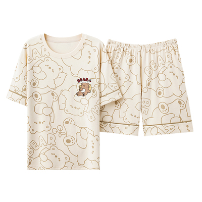 短裤韩版女生闺蜜清新家居服套装