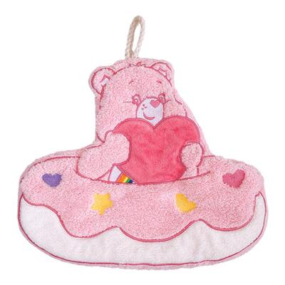 送挂钩 AFGH正版爱心小熊Cheer Bear甜甜圈擦手巾毛巾吸水可挂式