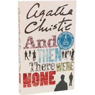 现货 无人生还 75周年纪念版 英文原版 And Then There Were None 阿加莎·克里斯蒂 经典作品 Agatha Christie 侦探推理小说