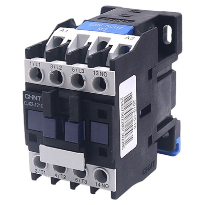 CHNT正泰交流接触器CJX2-1210 01单相220V三相24V 110V 380V安12A