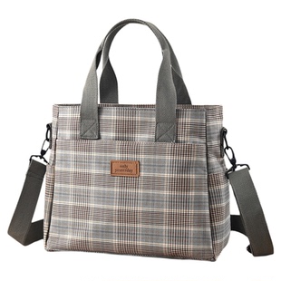 外出休闲帆布包大容量斜挎包包女上班通勤包简约百搭手提袋电脑包