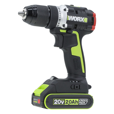 威克士冲击钻调速20V无刷手电钻