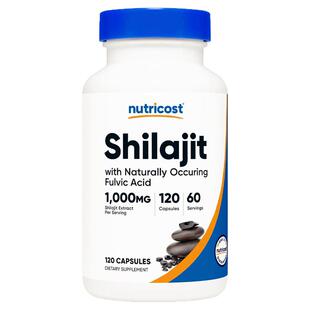 美国原装Nutricost喜来芝富里酸补充剂Shilajit 120粒