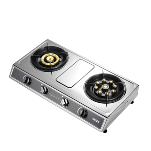 煤气灶双灶 家用 定时熄保液化燃气老台式天然气节能猛火防风炉具