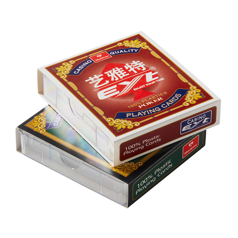 EYT艺雅特 东北填大坑扑克牌塑料pvc东北斗鸡填坑扑克牌磨砂防水