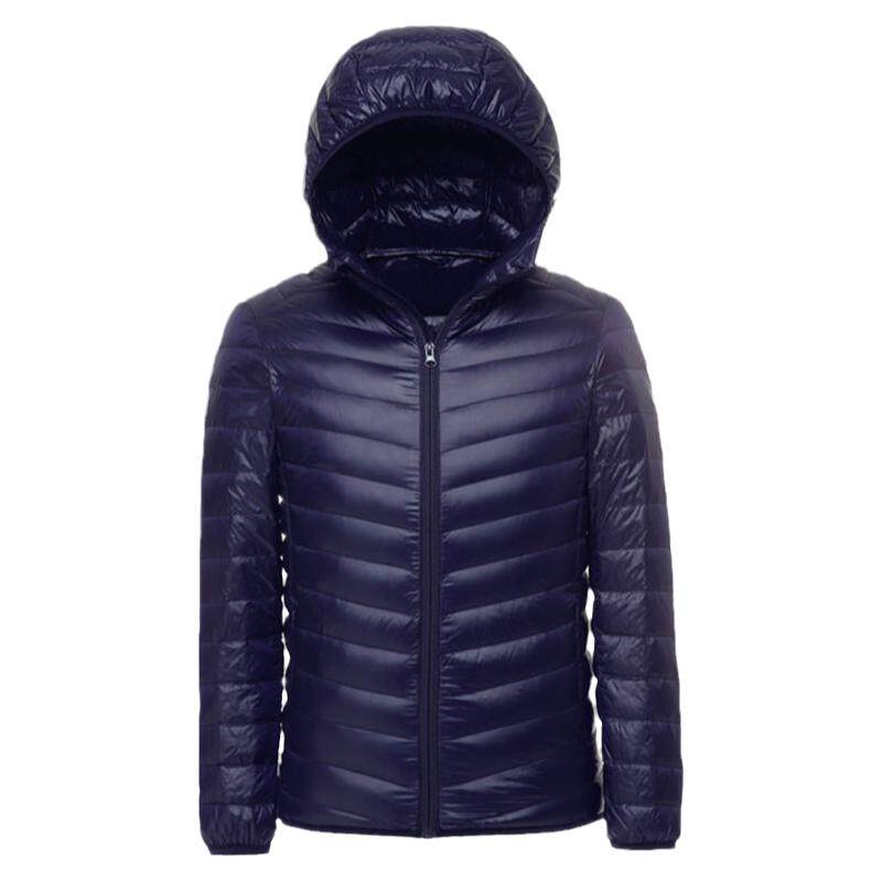 中老年男士轻薄羽绒服爸爸装宽松短款加肥特大码便捷保暖外套新款