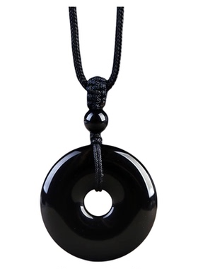 【杭州灵隐官方】银曜石吊坠