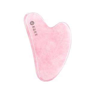 粉水晶玉石刮痧板面部美容专用提拉紧致全身通用天然拨筋棒刮脸板