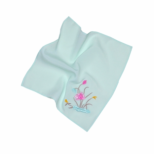 古装舞蹈演出道具丝绸刺绣手绢绣花手帕女士学生京剧旗袍汉服配饰