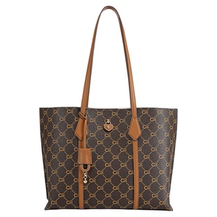 COOGI托特包2026新款头层牛皮大容量轻奢通勤手提包单肩斜挎包女