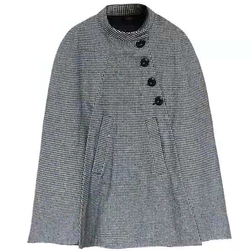 0欧美大牌新款名媛气质格收外套