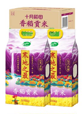 十月稻田寒地之最香稻5kg*2袋