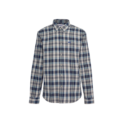 Barbour男士宽松版型格子衬衫