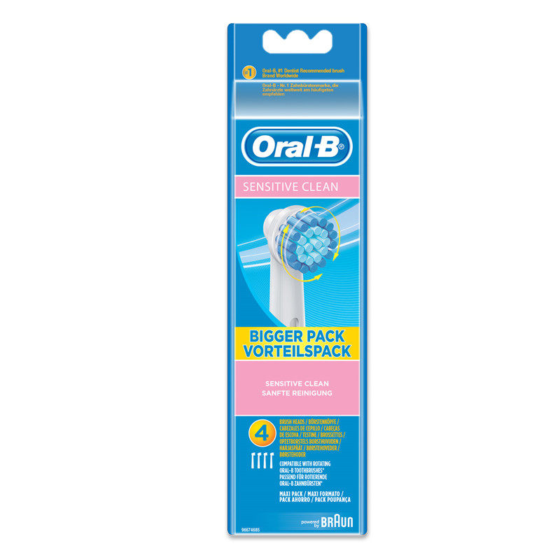 博朗OralB/欧乐B电动牙刷头EB17-4 适合D12,D16,D29,D20,D32,OC20