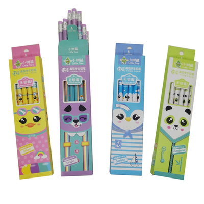 小树苗HB12支春风花鸟铅笔五毒笔