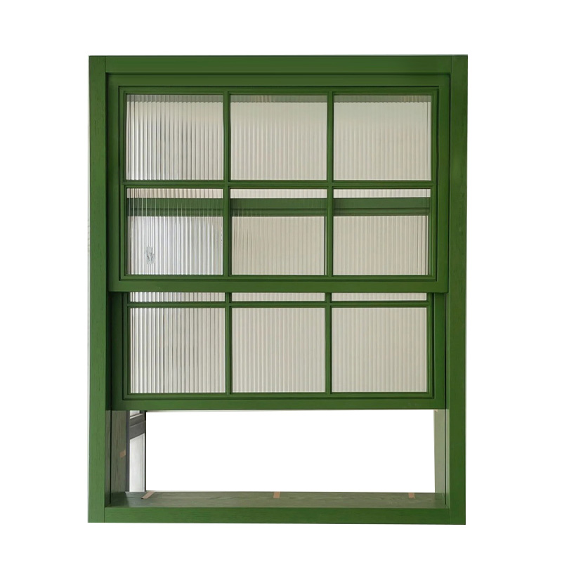 实木门窗上下折叠窗咖啡店小而美饭店餐厅面馆馄饨商用原木风门窗