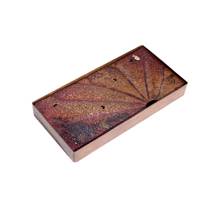 手工烧色鎏银紫铜壶承建水长方形铜茶盘干泡台蓄水壶托茶洗茶台