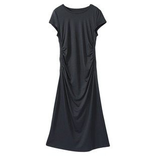 Lavinia连衣裙夏季2025新款气质褶皱收腰显瘦包臀裙子法式Q53L114