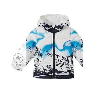 moomoo童装男童三防户外雪山羽绒服冬季新款原创小众设计潮酷外套